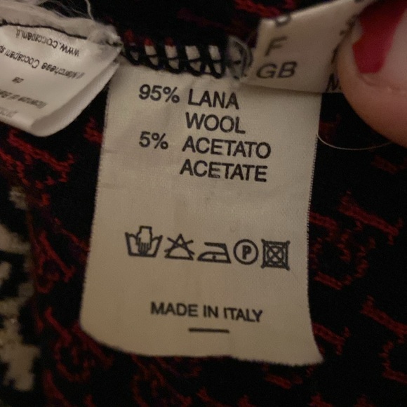 Roccobarocco knit wear sweater with a hoodie - Picture 6 of 8